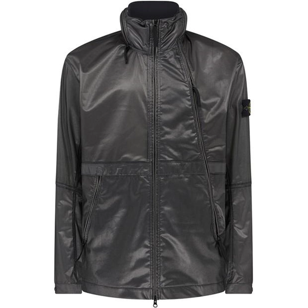 Stone Island Met Rpn Stand Collar Jacket - Grey